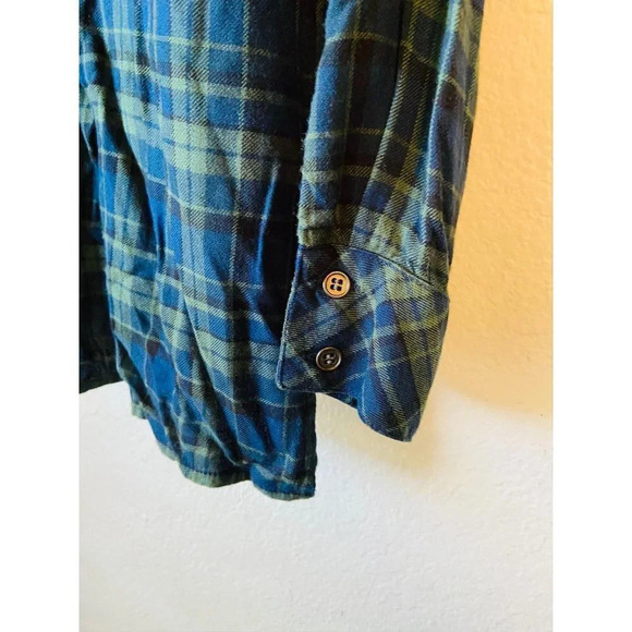 Michael Stars Plaid Boyfriend Button up Shirt Xsmall Womens Top - Picture 8 of 11